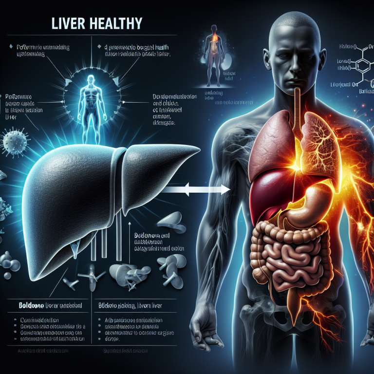 Boldenona y salud hepática: riesgos y cuidados