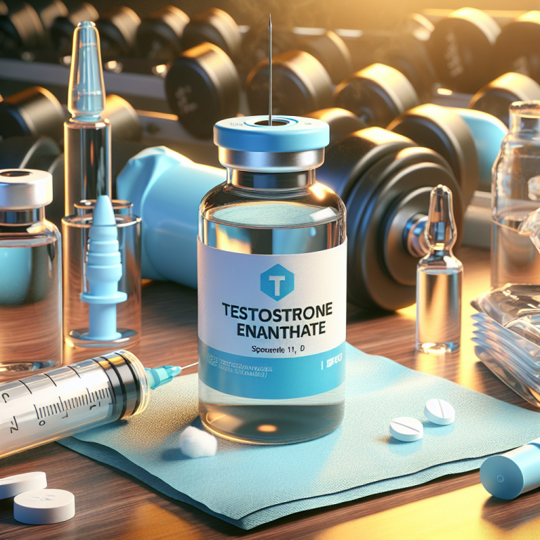 Enantato de testosterona para preparación de competencia