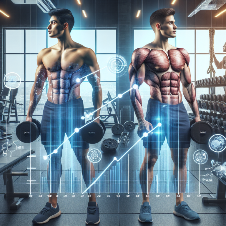 Enantato de testosterona y ritmo de crecimiento muscular en principiantes