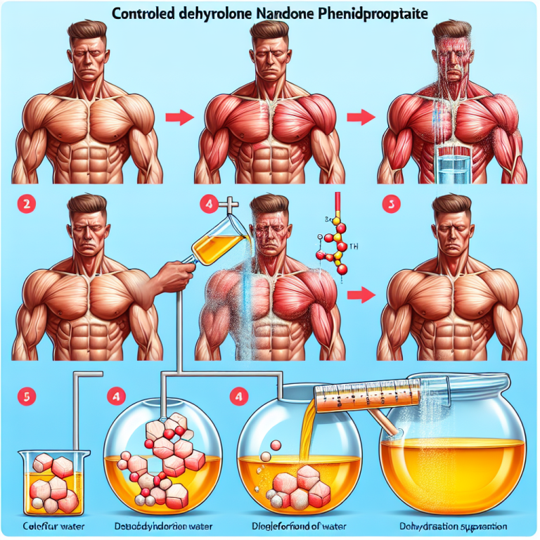 Fenilpropionato de nandrolona en fases de deshidratación controlada