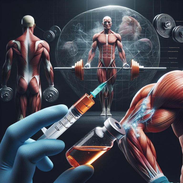 Inyección de estanozolol y mejoras en la explosividad