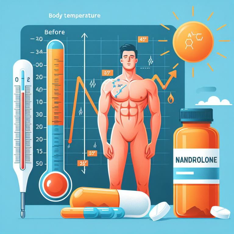 ¿Nandrolona puede causar aumento de temperatura corporal?