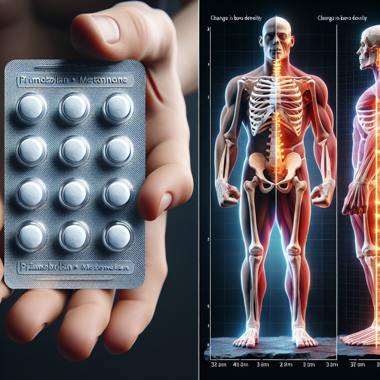 Primobolan (Metenolona) pastillas y cambios en la densidad ósea