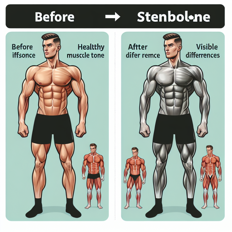 Qué cambios hay en el tono muscular al usar Stenbolone