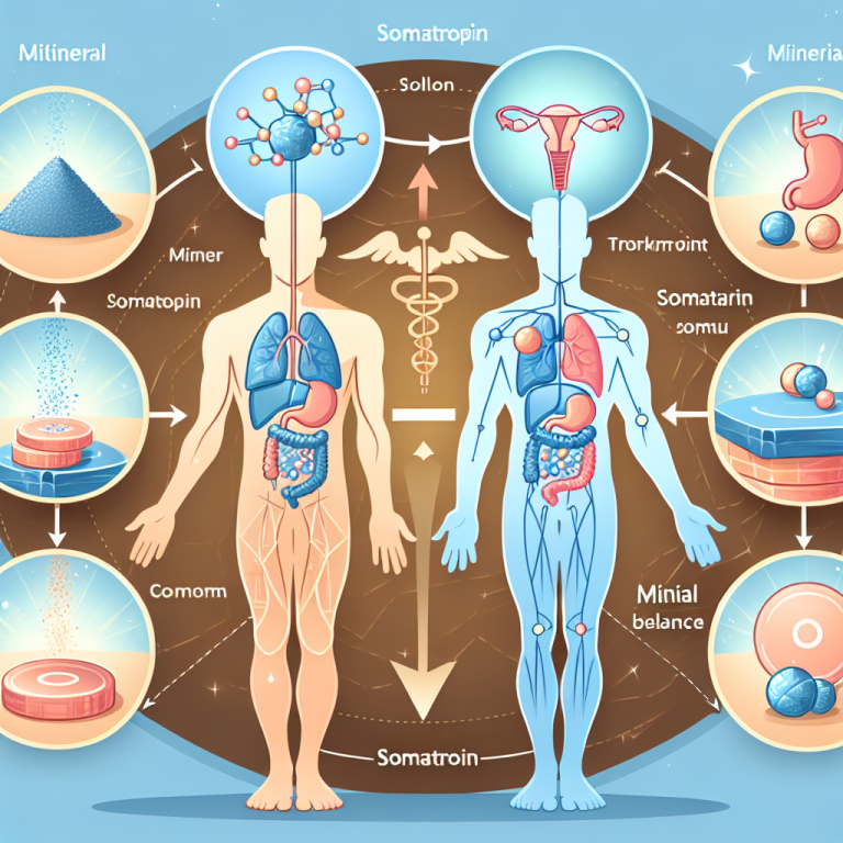 Cómo afecta Somatropina al equilibrio mineral