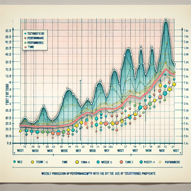 Cómo evoluciona el rendimiento semana a semana con Propionato de testosterona