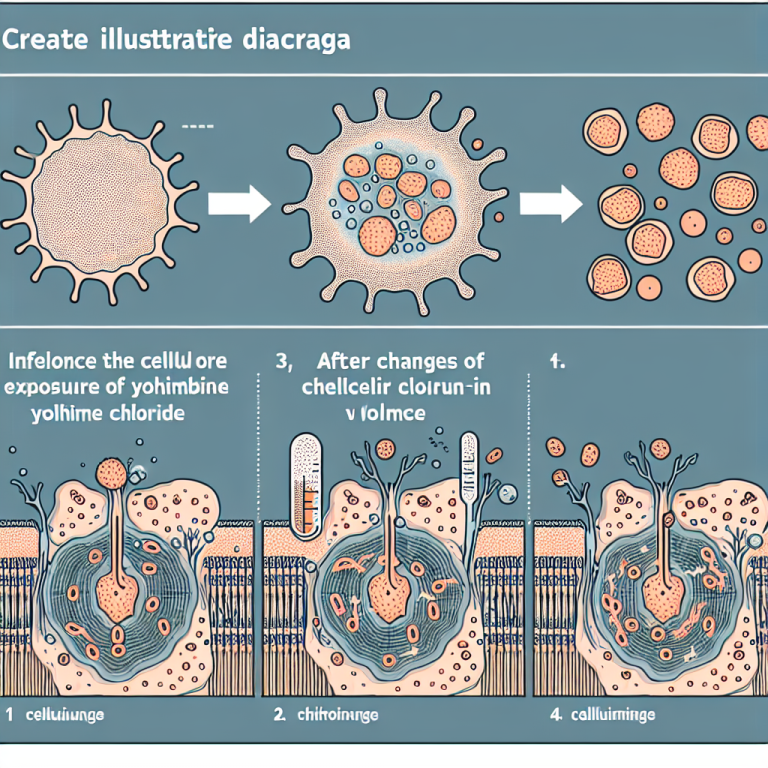 Cómo influye Yohimbine chlorine en el volumen celular