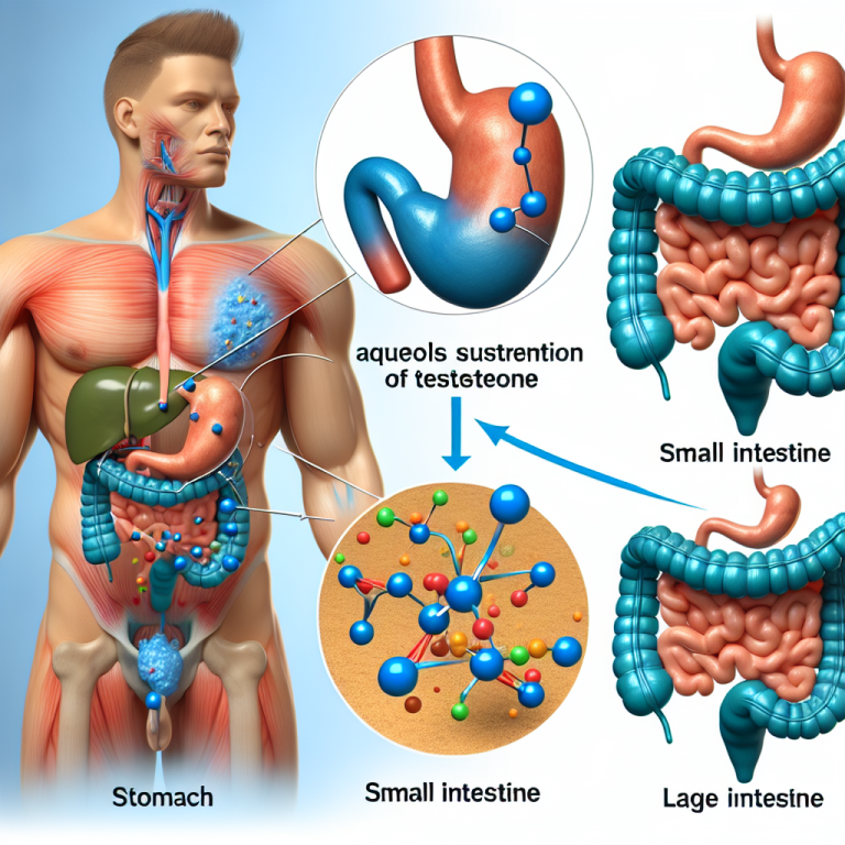 Cómo responde el sistema digestivo a Suspensión acuosa de testosterona