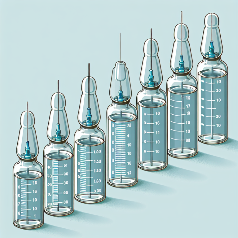 Dosis mínimas efectivas de Agua bacteriostática para inyección