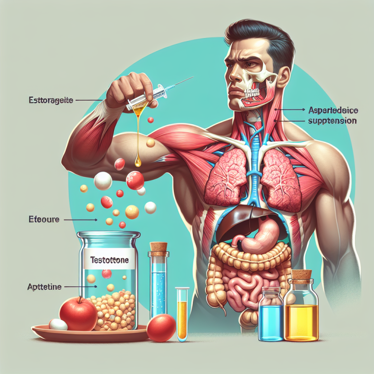 El impacto de Suspensión acuosa de testosterona sobre el apetito