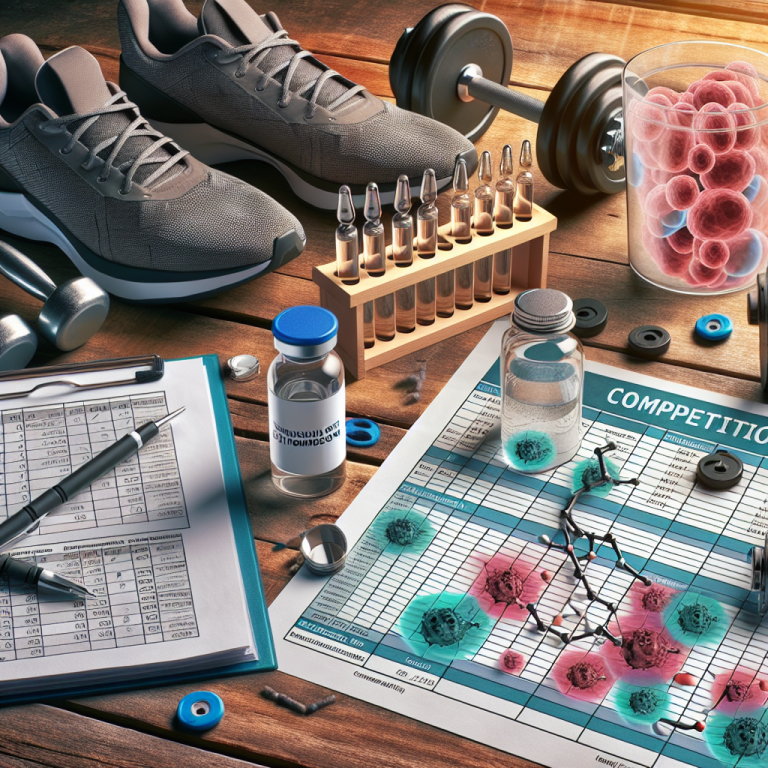 Hormona del crecimiento para preparación de competencia