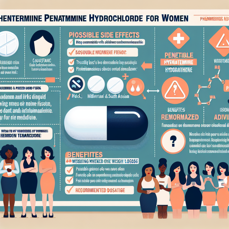 Phentermine Hydrochlorid: ¿apto para mujeres?