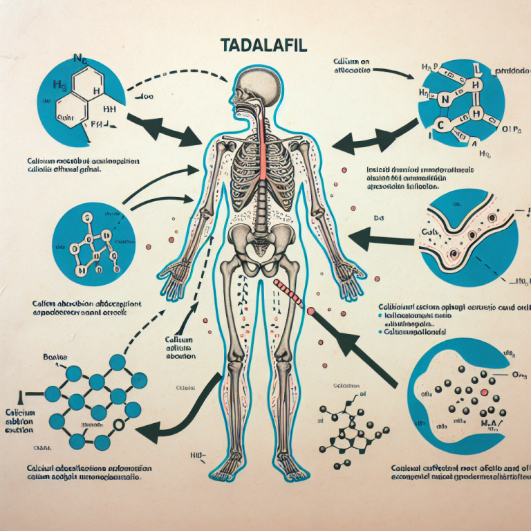 Cómo afecta Tadalafil al metabolismo del calcio