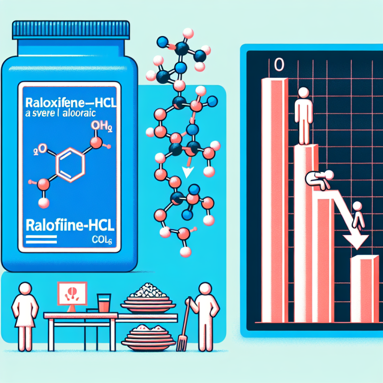 Cómo se comporta Raloxifen-HCl con déficit calórico severo
