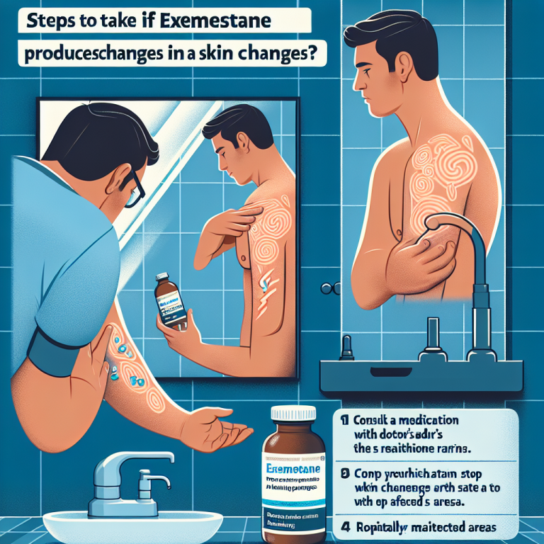 Qué hacer si Exemestane produce cambios en la piel