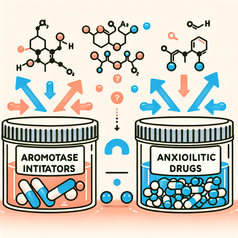 Qué pasa si se combina Bloqueadores de la aromatasa con fármacos ansiolíticos