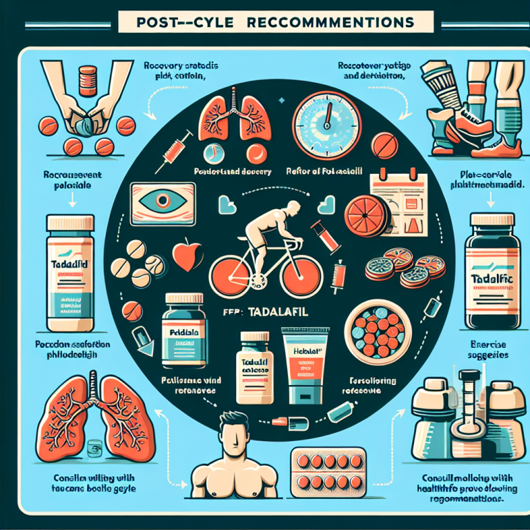Recomendaciones post-ciclo tras el uso de Tadalafil