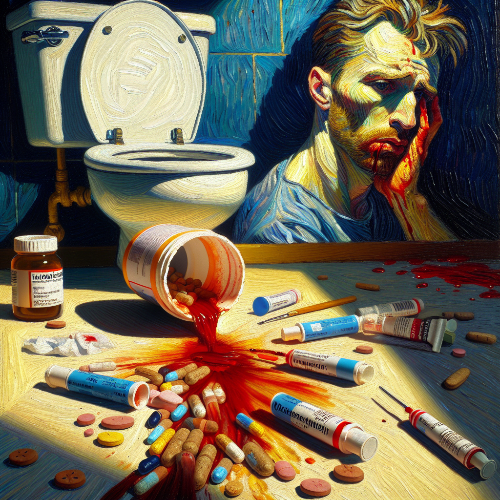 Halotestin y sangre en heces: urgencia médica