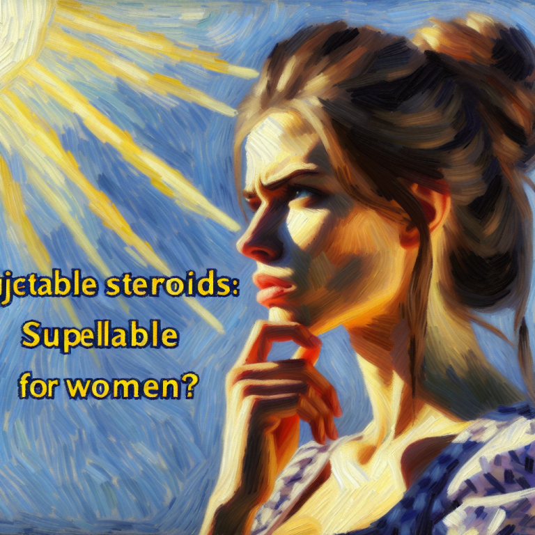 Esteroides inyectables: ¿apto para mujeres? enfoque responsable